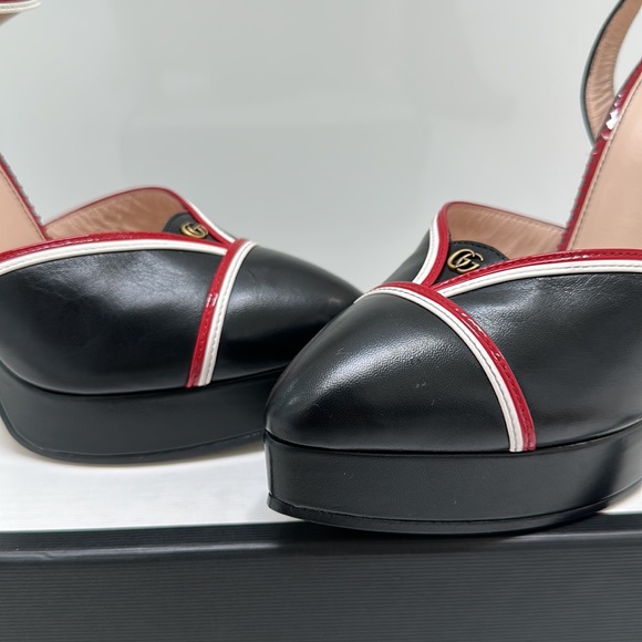 BRAND NEW AUTHENTIC GUCCI BLACK HIGH HEEL SHOES - Picture 8 of 9